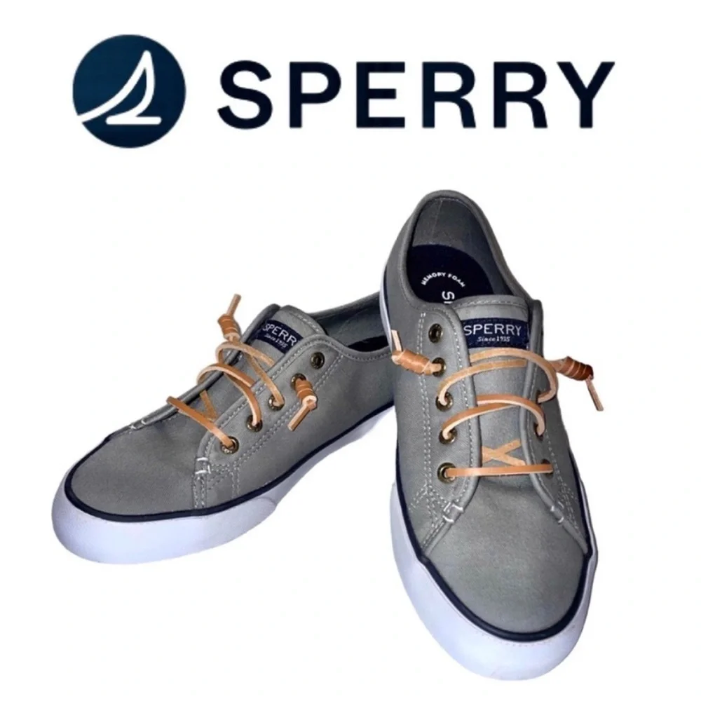Sperry NWOT Top Sider Women's - PIER VIEW Sneaker Size 7 1/2 Grey 7.5 NWOT